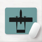 OV10 Bronco-Silhouette Mousepad (Mit Mouse)