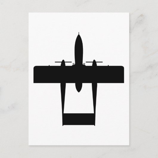 OV10 Bronco-Silhouette Postkarte (Vorderseite)