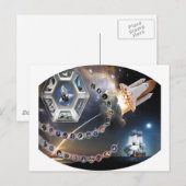 OV 105 Endeavour Postkarte (Vorne/Hinten)