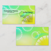Oval - Abstrakt 01 Visitenkarte (Vorne/Hinten)