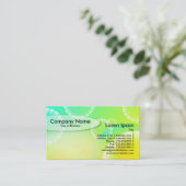 Oval - Abstrakt 01 Visitenkarte (Stehend Vorderseite)