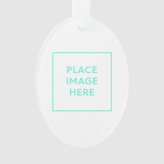 Oval Akronylic Ornament (Vorderseite)