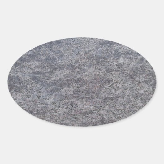 Oval-Aufkleber aus schwarzem Marmor Ovaler Aufkleber (Vorderseite)