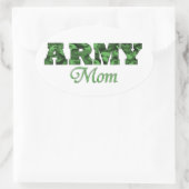 Oval-Aufkleber der Mama Ovaler Aufkleber (Tasche)