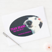 Oval-Aufkleber für Bohnen Ovaler Aufkleber (Umschlag)