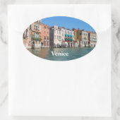 Oval-Aufkleber für den Canal Granal Ovaler Aufkleber (Tasche)