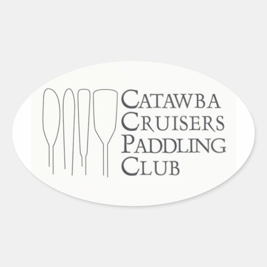 Oval-Aufkleber Ovaler Aufkleber (Vorderseite)