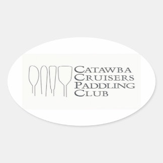Oval-Aufkleber Ovaler Aufkleber