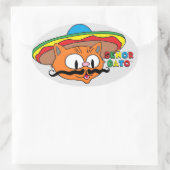 Oval-Aufkleber Ovaler Aufkleber (Tasche)