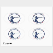 Oval-Aufkleber Ovaler Aufkleber (Blatt)