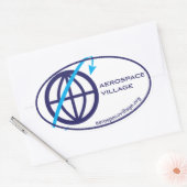 Oval-Aufkleber Ovaler Aufkleber (Umschlag)