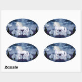 Oval-Aufkleber Ovaler Aufkleber (Blatt)