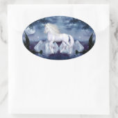 Oval-Aufkleber Ovaler Aufkleber (Tasche)