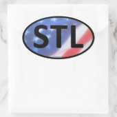 Oval-Aufkleber Ovaler Aufkleber (Tasche)