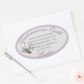 Oval-Aufkleber Ovaler Aufkleber (Umschlag)