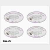 Oval-Aufkleber Ovaler Aufkleber (Blatt)