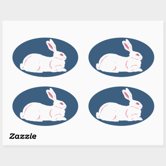 Oval-Aufkleber Ovaler Aufkleber (Blatt)