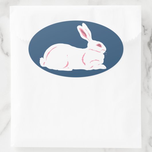 Oval-Aufkleber Ovaler Aufkleber (Tasche)