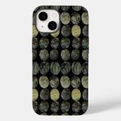 Oval Banded Agate Gemstone Horizontales Muster Case-Mate iPhone Hülle (Rückseite)