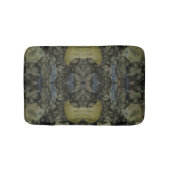 Oval Banded Agate Gemstone Vierteiliges Muster Badematte (Vorderseite)