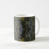 Oval Banded Agate Gemstone Vierteiliges Muster Kaffeetasse (VorderseiteRechts)