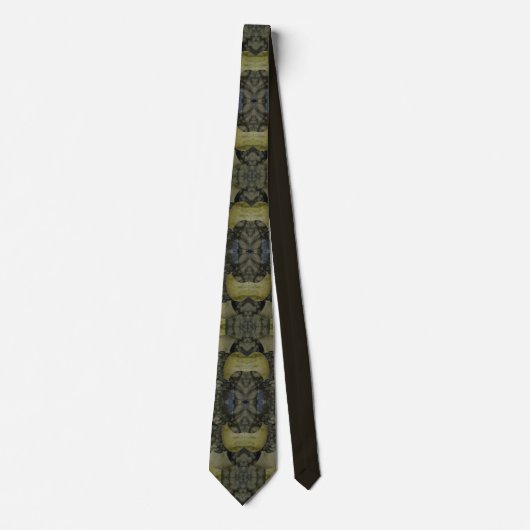 Oval Banded Agate Gemstone Vierteiliges Muster Krawatte (Vorderseite)