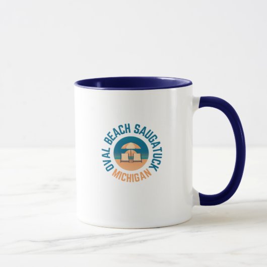 Oval Beach Saugatuck Michigan Tasse (Rechts)