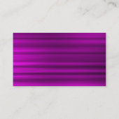 Oval - Brushed Magenta Visitenkarte (Rückseite)