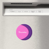 OVAL BUTTON - Rosa + Ihr Text und Ihre Ideen Magnet (In Situ (Geschirrspüler))