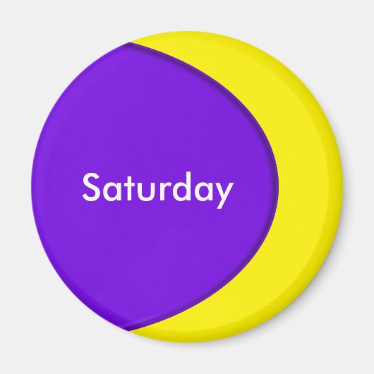OVAL BUTTON - violett + Ihr Text und Ihre Ideen Magnet (Vorne)