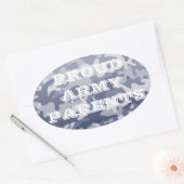 Oval Car Sticker für Eltern der Proud Army (Umschlag)