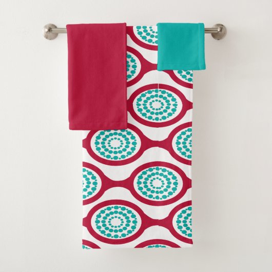 Oval Chains Badhandtuch Set (Insitu)