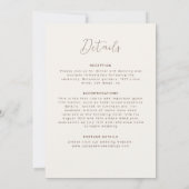 Oval Classic Mandala Wedding West Pacific Variant Einladung (Rückseite)