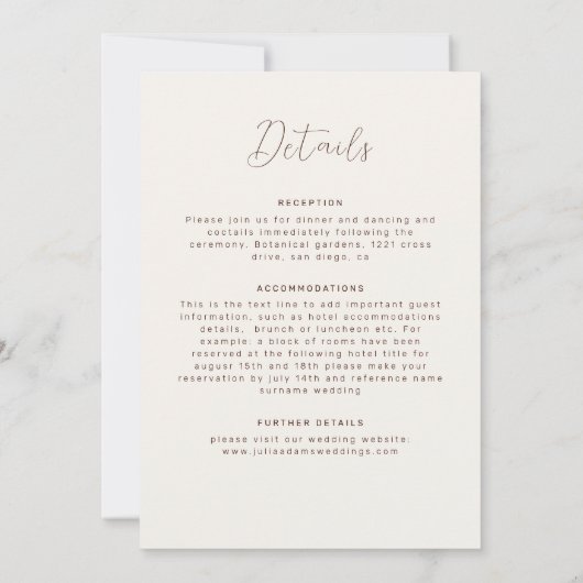 Oval Classic Mandala Wedding West Pacific Variant Einladung (Rückseite)