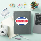 Oval Costa Rica Vinyl Car Aufkleber (iPad Hülle)