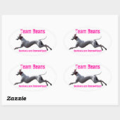 Oval Decal Team Boans Ovaler Aufkleber (Blatt)