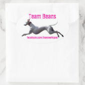 Oval Decal Team Boans Ovaler Aufkleber (Tasche)