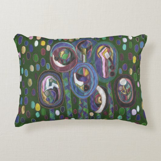 Oval Dekokissen (Vorderseite)