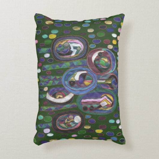 Oval Dekokissen (Vorderseite(Vertikal))