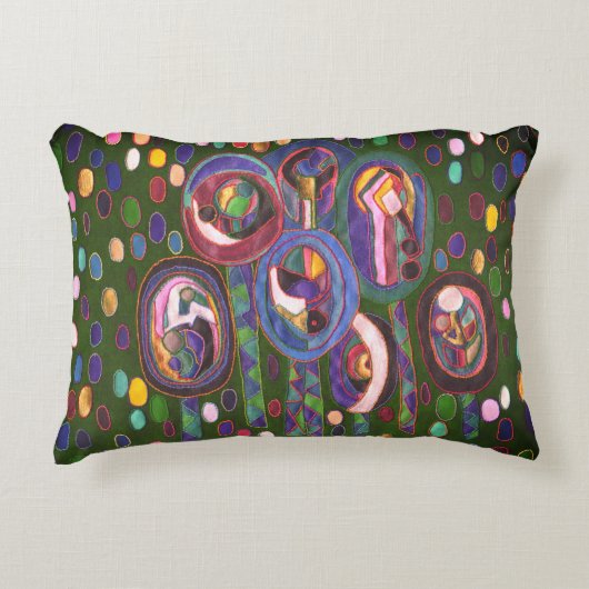 Oval Dekokissen (Vorderseite)