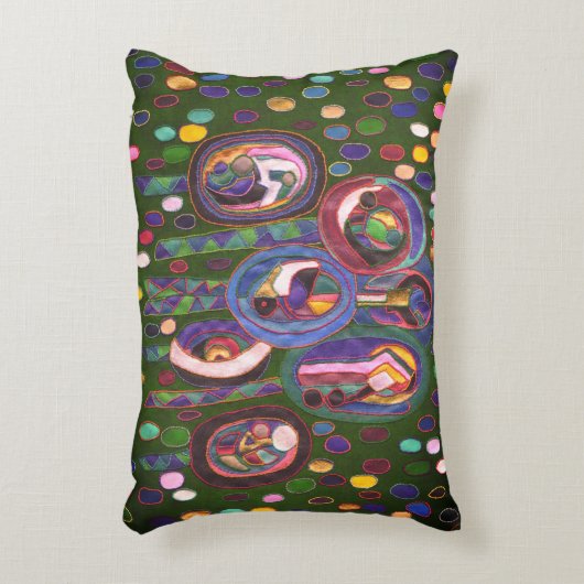 Oval Dekokissen (Vorderseite(Vertikal))