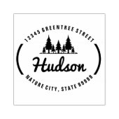 Oval Design ID304 Gummistempel (Prägung)