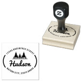 Oval Design ID304 Gummistempel (Stempel)