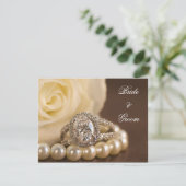 Oval Diamond Ring Rose Verlobung Ankündigung (Stehend Vorderseite)