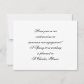 Oval Diamond Ring Rose Verlobung Ankündigung (Rückseite)