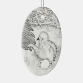 Oval Eagle Ornament SWFL Wertvoll E14 (Rechts)