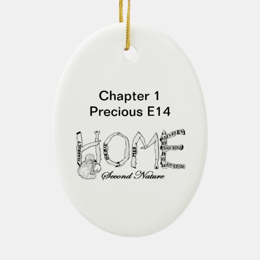 Oval Eagle Ornament SWFL Wertvoll E14 (Hinten)