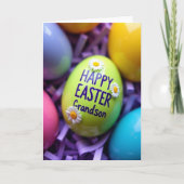 Oval Easter Message Card Karte (Vorderseite)