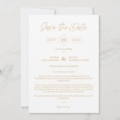 Oval Effect Pride Heart Happy Valentine's Day Save The Date (Rückseite)