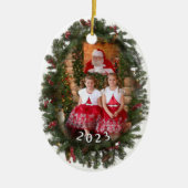 Oval Foto Garland Ornament (Vorne)